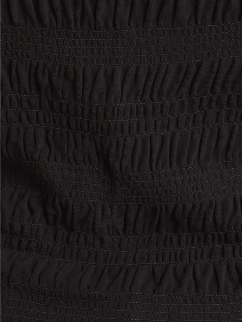 FRAME Smocked Knit Halter Top Black Sleeveless Mock Neck Size Small - Picture 3 of 6